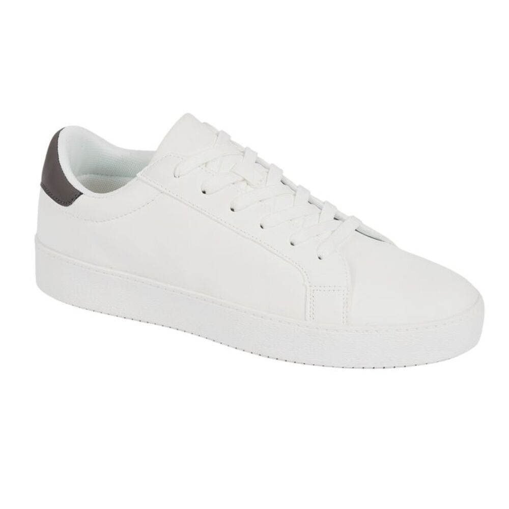 Brave Soul Mens PU Sneakers / White
